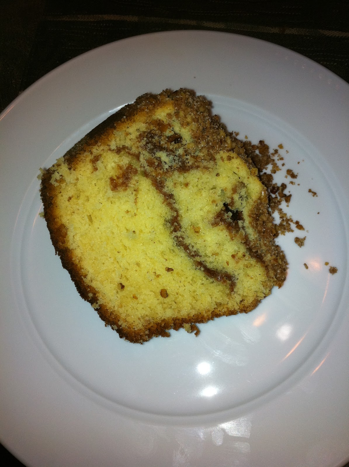 America's Test Kitchen's Sour Cream Coffee Cake with Brown SugarPecan