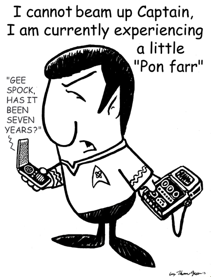 Spock 'n Pon Farr by Thom Green Cartoon
