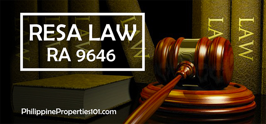 RESA LAW : R.A. 9646 Philippines