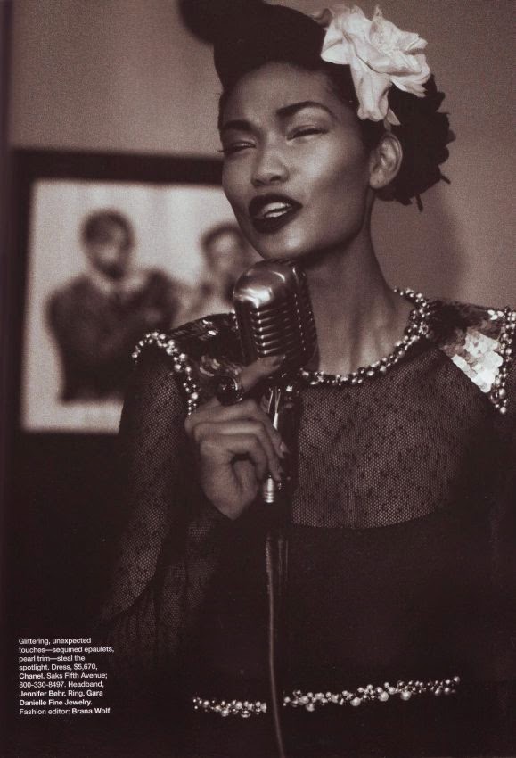 Chanel Iman by Peter Lindbergh for Harper's Bazaar (September 2009) | Ses Rêveries Chanel Iman by Peter Lindbergh for Harper's Bazaar (September 2009) | Ses Rêveries