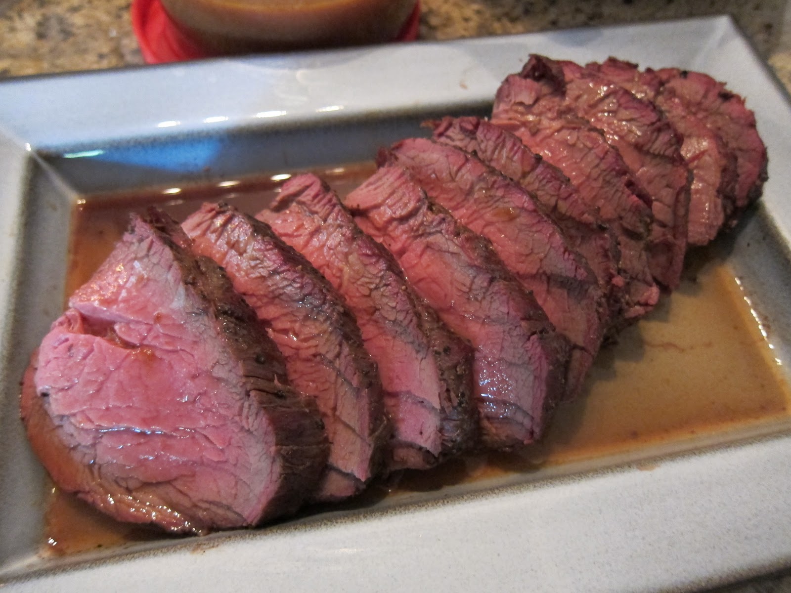 Beef tenderloin with blue cheese demi glace Gin Kao