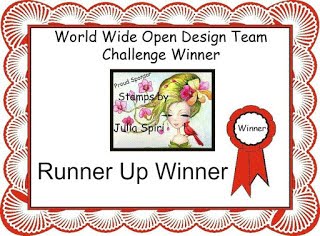 I'm a Runner Up in the World Wide Open Design Team Challenge