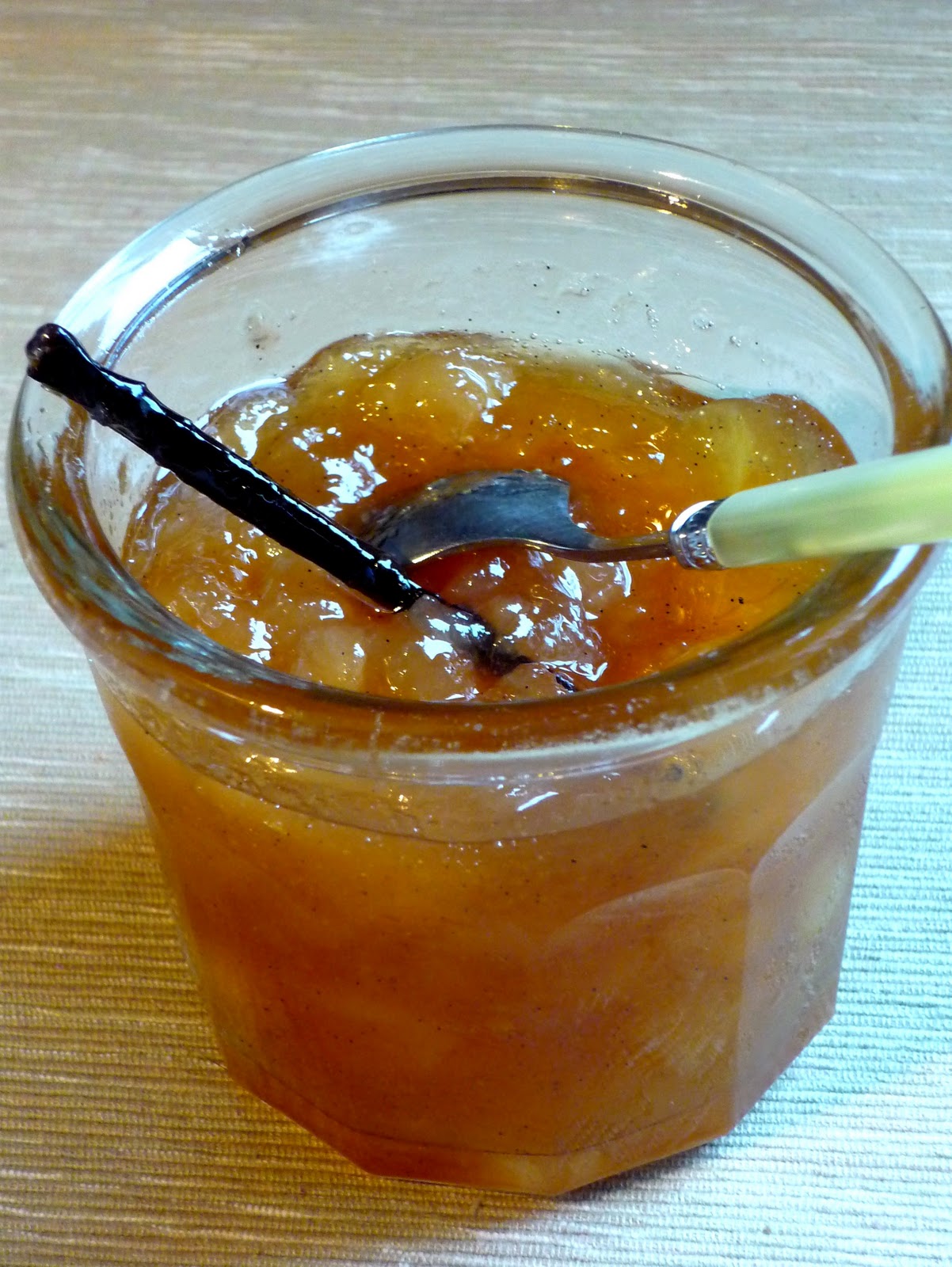 Douceurs et couleurs Confiture de poire à la vanille