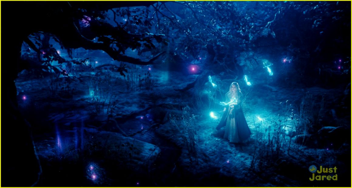 Elle Fanning Meets Fairies In The Forest in New 39Maleficent Elle Fanning Meets Fairies In The Forest in New 39Maleficent