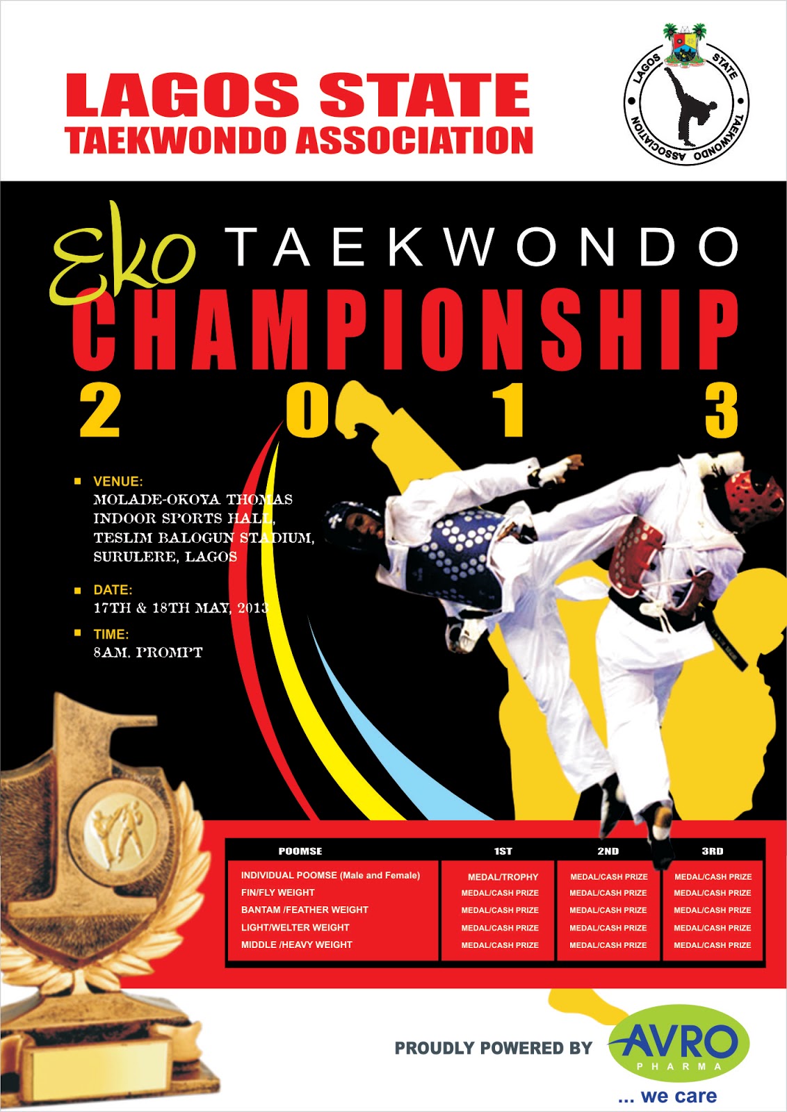Lagos State Taekwondo To Host Second Eko Taekwondo Championship
