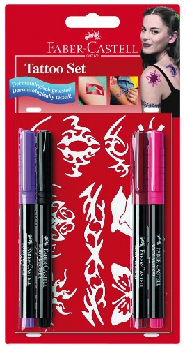 Caneta Para Tatuagem Temporaria Faber Castell Pra Falar De Quase Tudo Faber Castell Lanca Caneta Que Faz Tatuagem Com Duracao De 60h