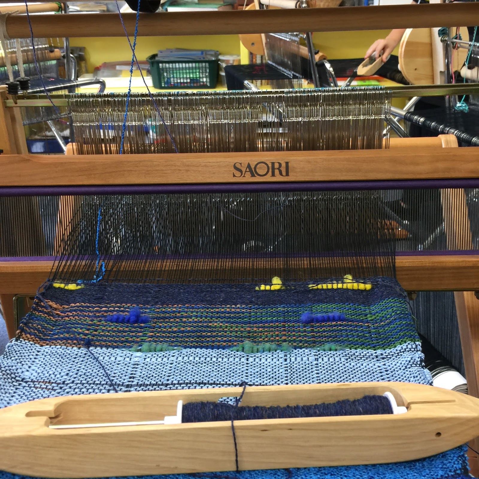 CENTERING WITH FIBER Saori weaving giving back to the local community