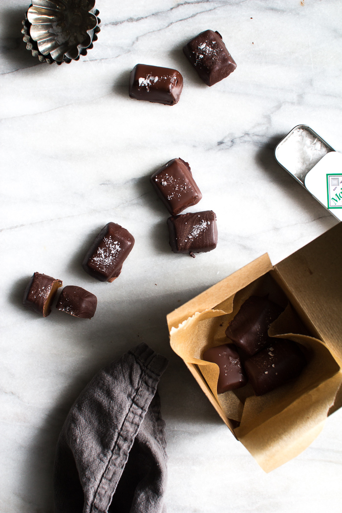 Dark Chocolate Salted Caramels The Flourishing Foodie Bloglovin’