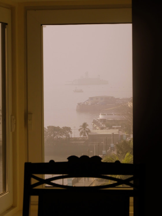 MUMBAI:  The Arabian Sea as seen from The Taj Mahal Palace Hotel. / @JDumas.