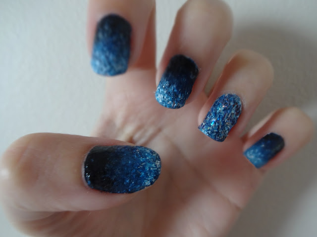 How To: Blue Ombre Nails 8