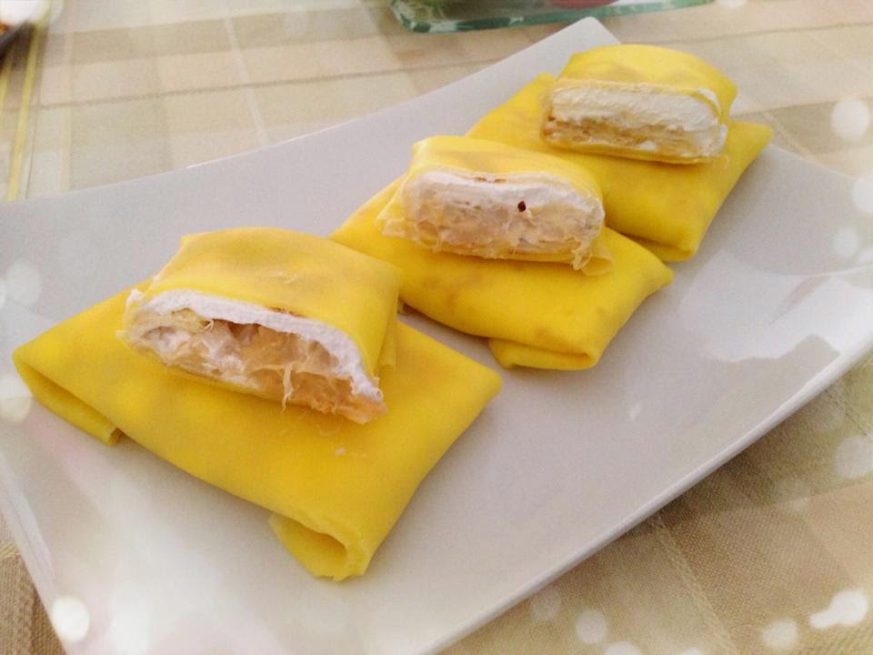 Durian Pancakes Crepe - by Jacy Mak | Baking's Corner