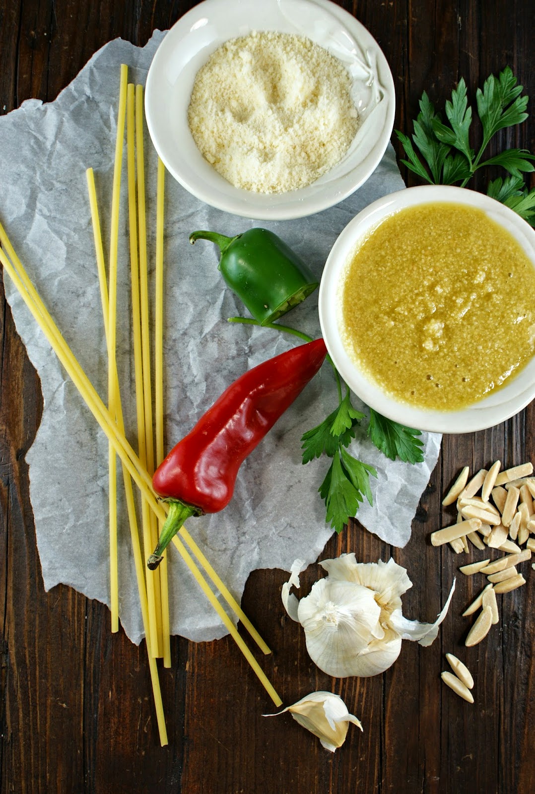 Authentic Suburban Gourmet Almond Pesto, Jalapeno & Garlic Pasta