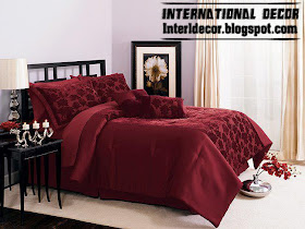 Interior And Architecture Modern Red Duvet Cover Sets Dark Red