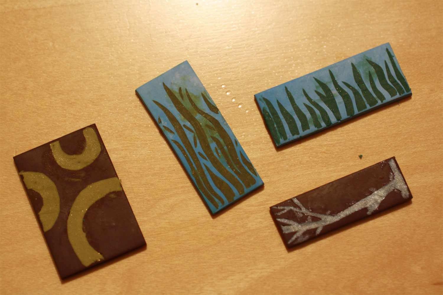 jewelry.knitting.life more polymer clay inlay