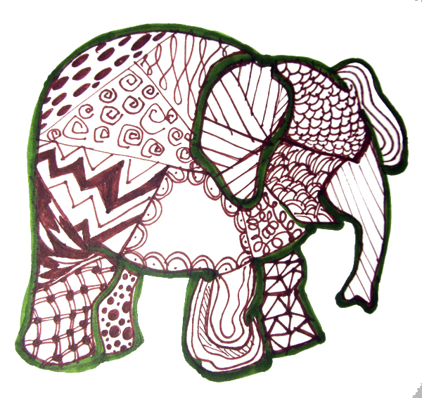 Doodle Elephant