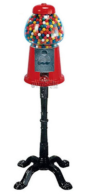 gumball machine with stand
