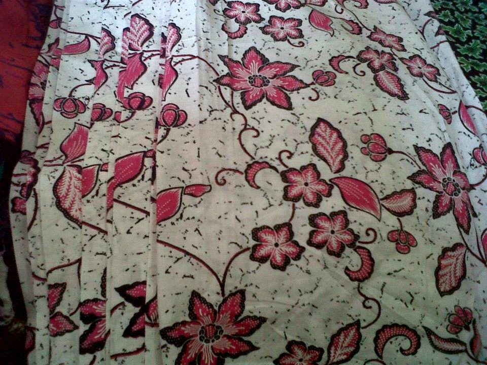 Pusat Grosir Jual Batik Indonesia KAIN BATIK MOTIF BUNGA