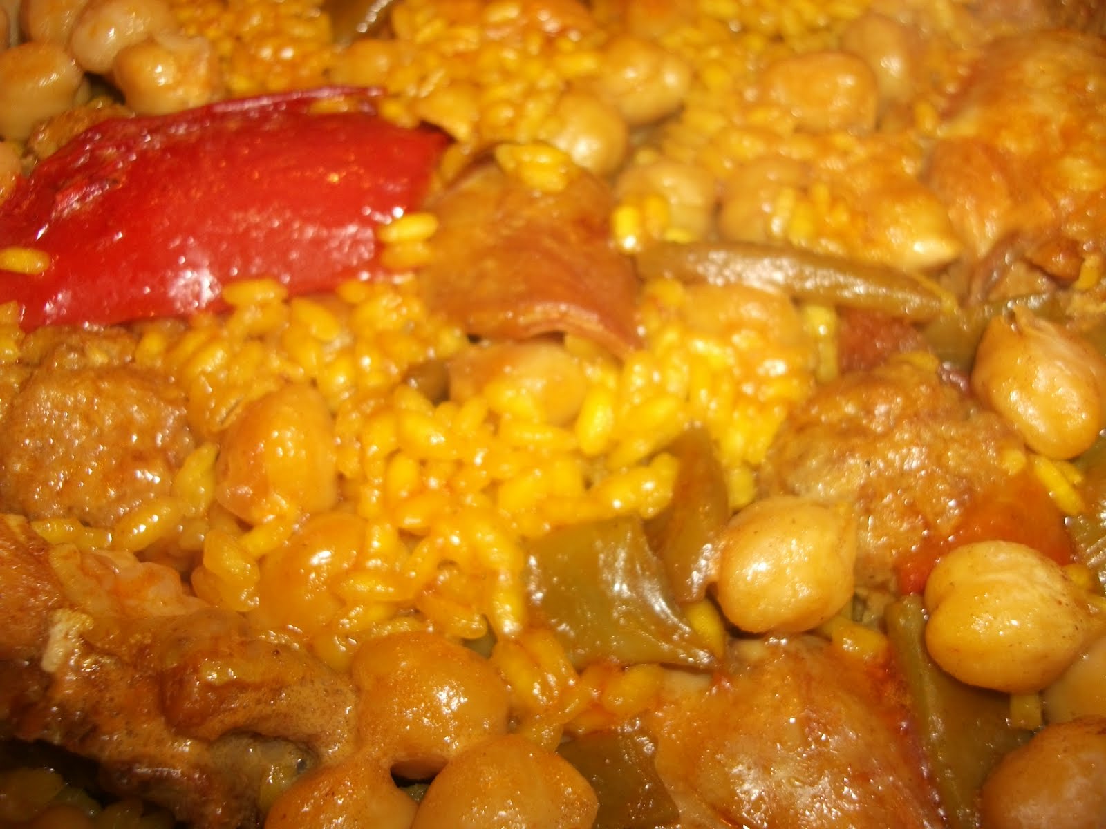 Cocinalaxant Paella con garbanzos