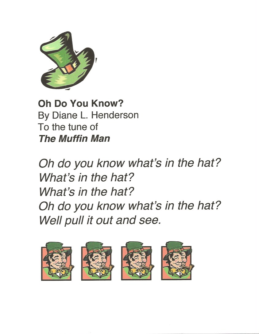 Classroom Freebies Too PK2 What's In The Leprechaun Hat game