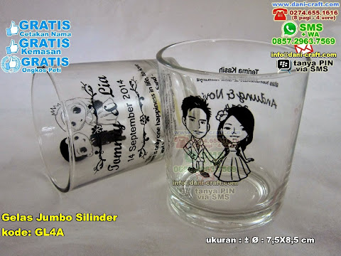 Gelas Jumbo Silinder Gelas Beling