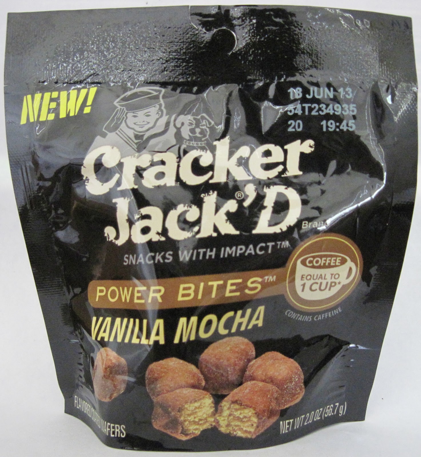Caffeine King Cracker Jack'D Power Bites Vanilla Mocha Review