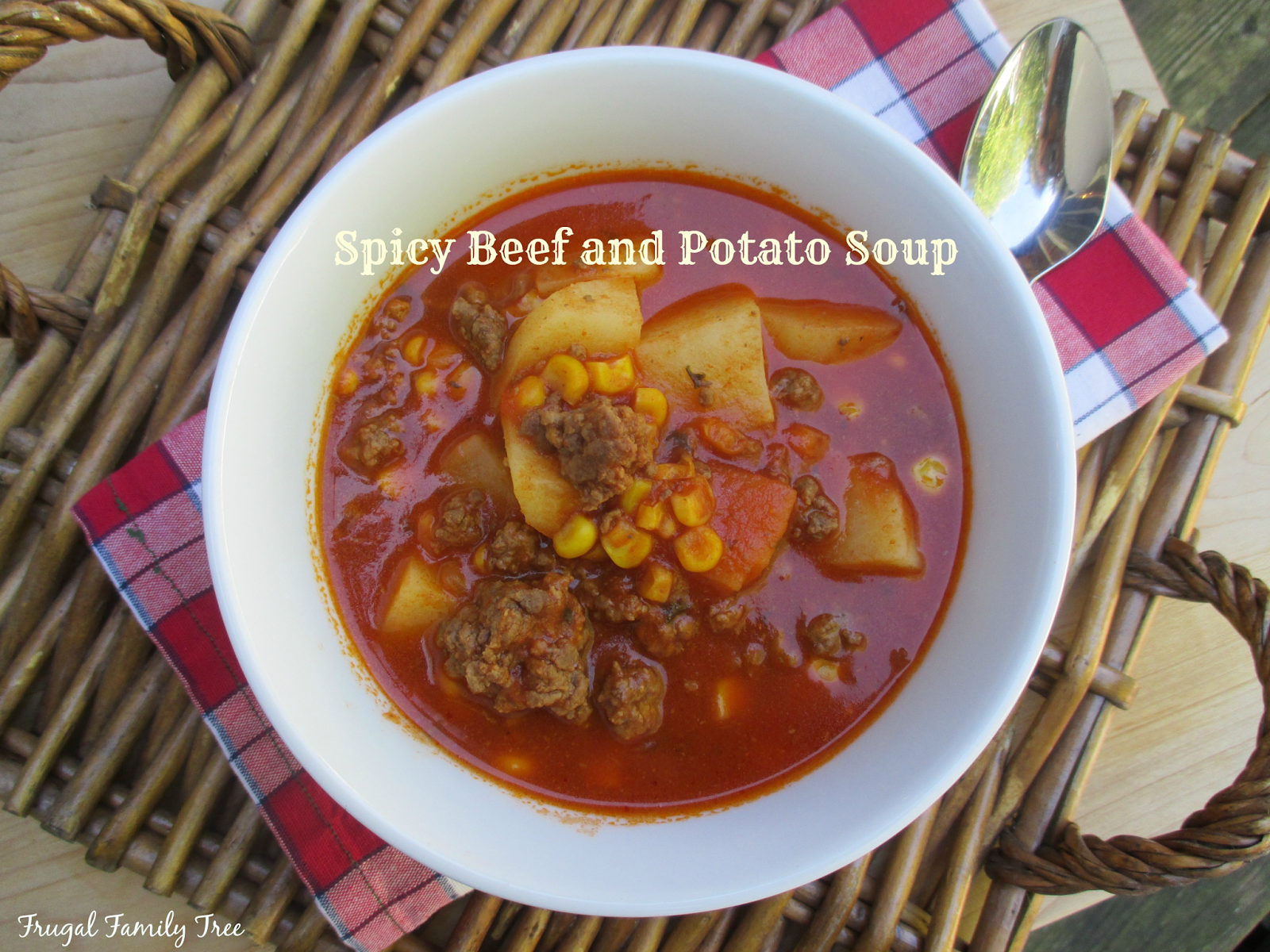 Spicy Beef and Potato Soup Frugal Family Tree