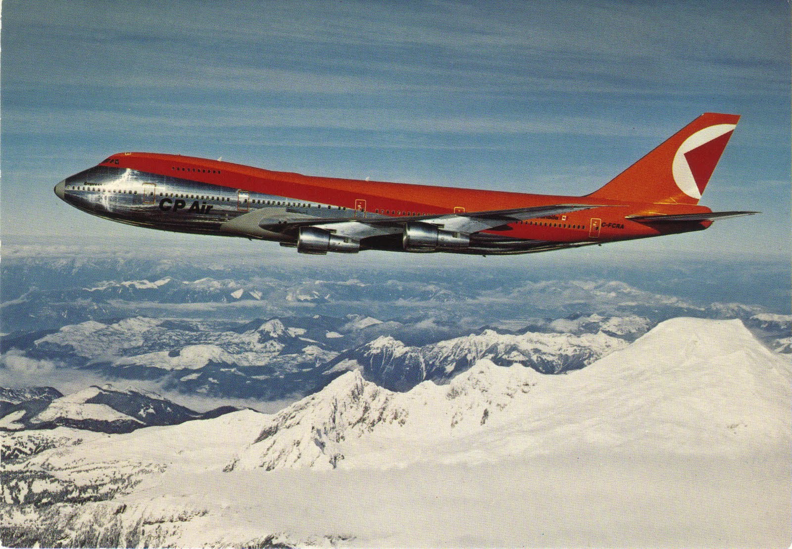 Airlines Past & Present CP Air Aircraft Postcards