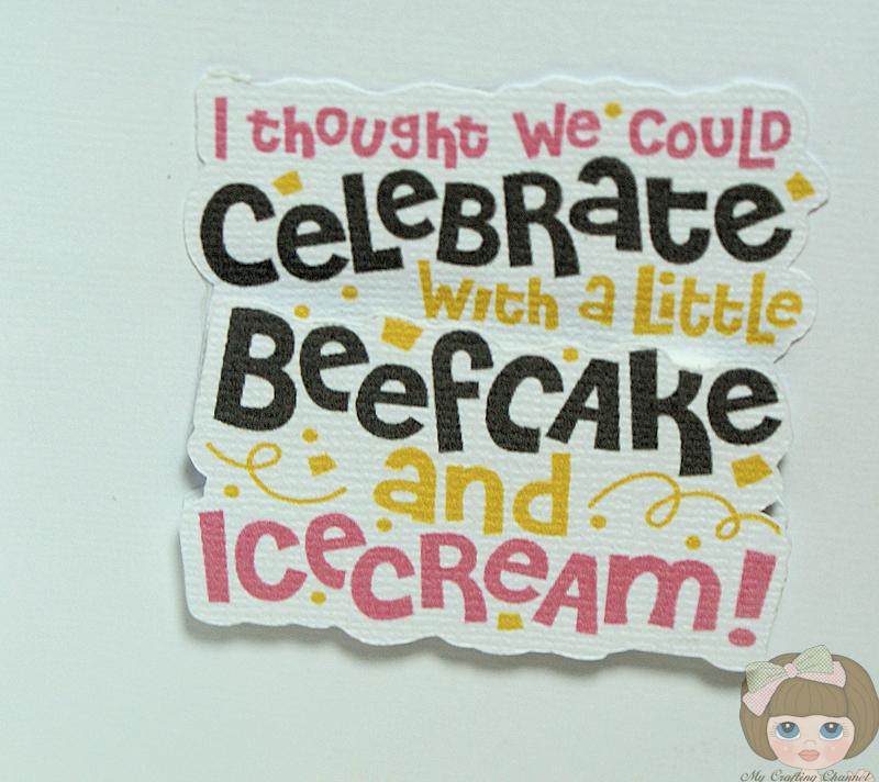 My Crafting Channel Beef Cake Birthday Cake