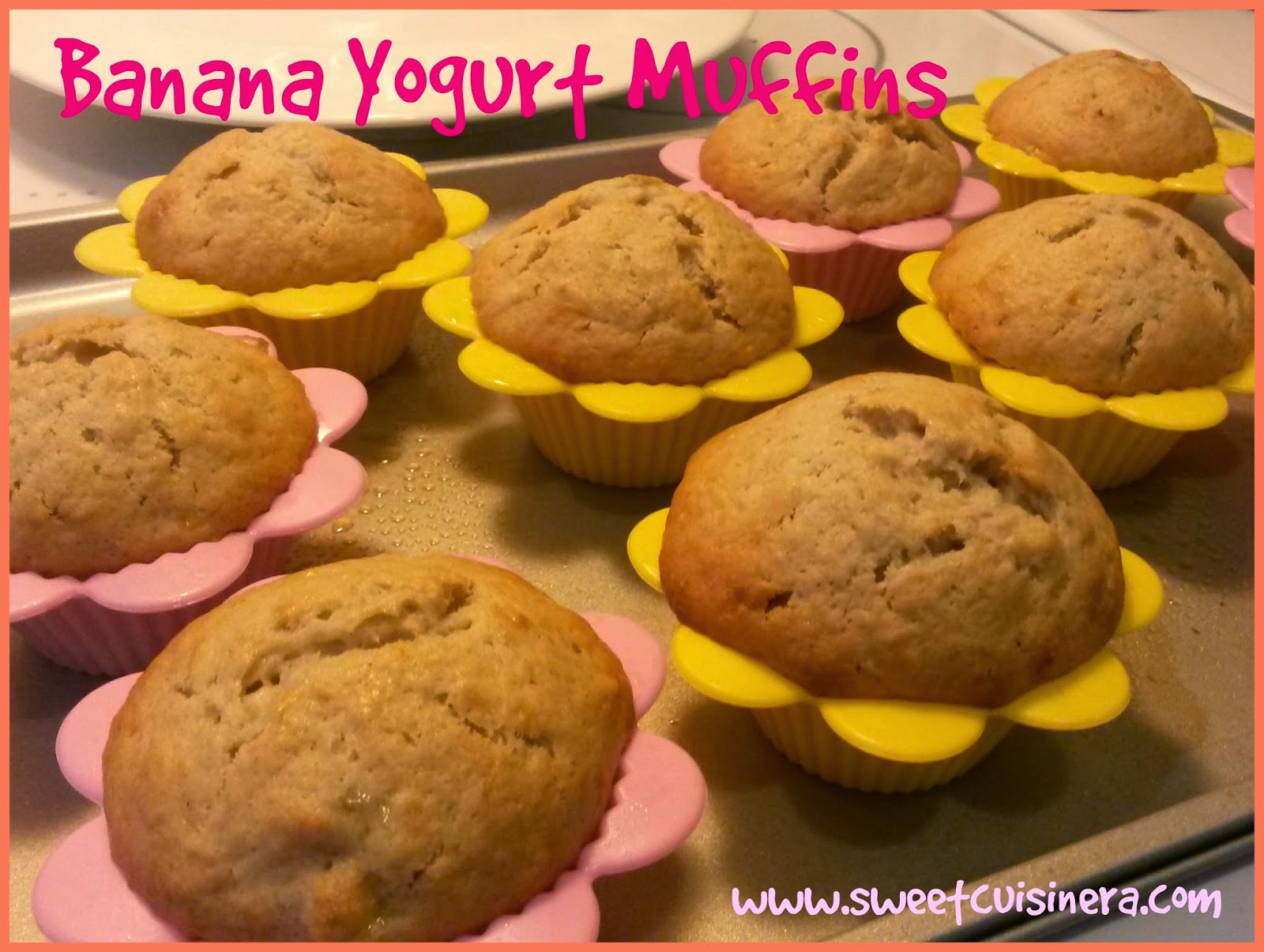 The Sweet Cuisinera Banana Yogurt Muffin Recipe