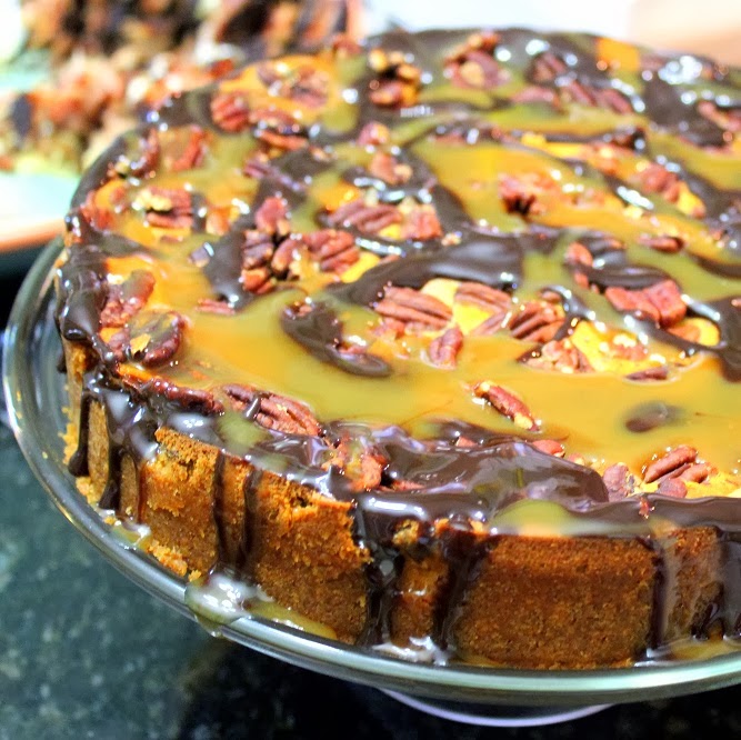 52 Ways to Cook Pumpkin Turtle CheeseCake Church PotLuck Dessert