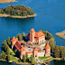 Trakai lake resort in Lithuania.