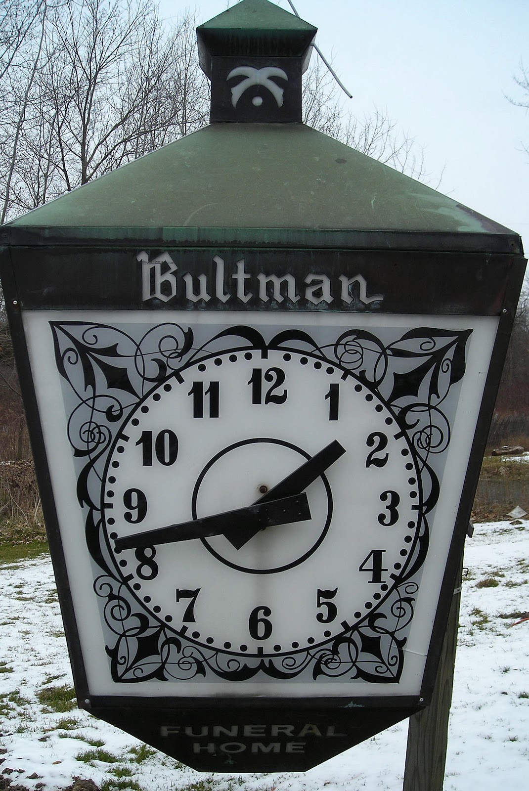 It's About Time The Bultman Funeral Home Clock