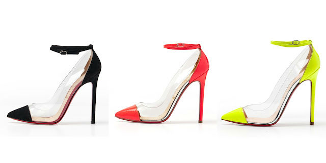 sapato com transparencia