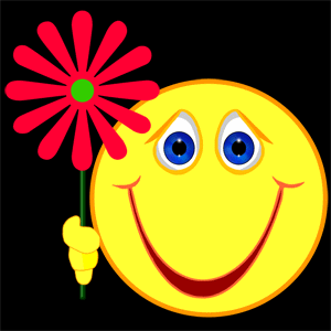 Beautiful Collection of Smileys with Flowers | Smiley Symbols and