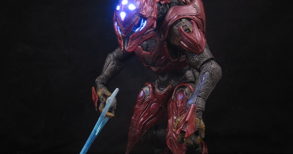 Sabretooth's HALO 4 Elite Zealot custom mcfarlane action