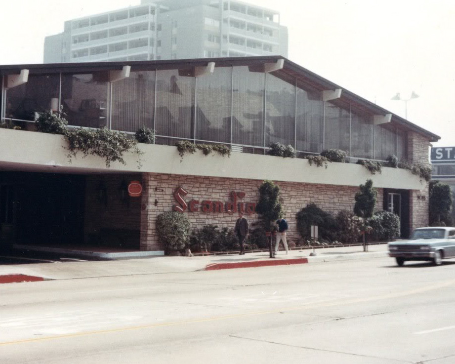 Scandia Restaurant on Sunset Strip