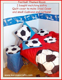 football theme bedroom