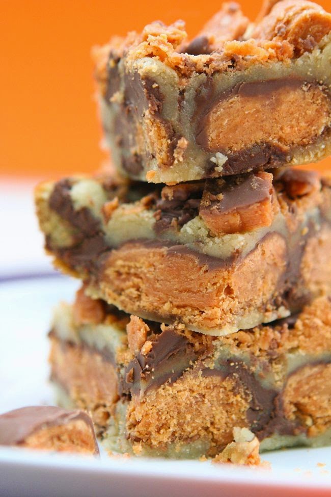 Butterfinger Cookie Bars Christmas Cookies