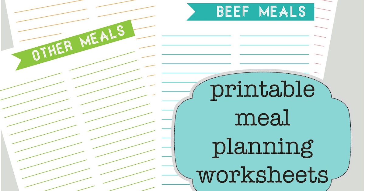 The Ivy Twines free printable menu planning help