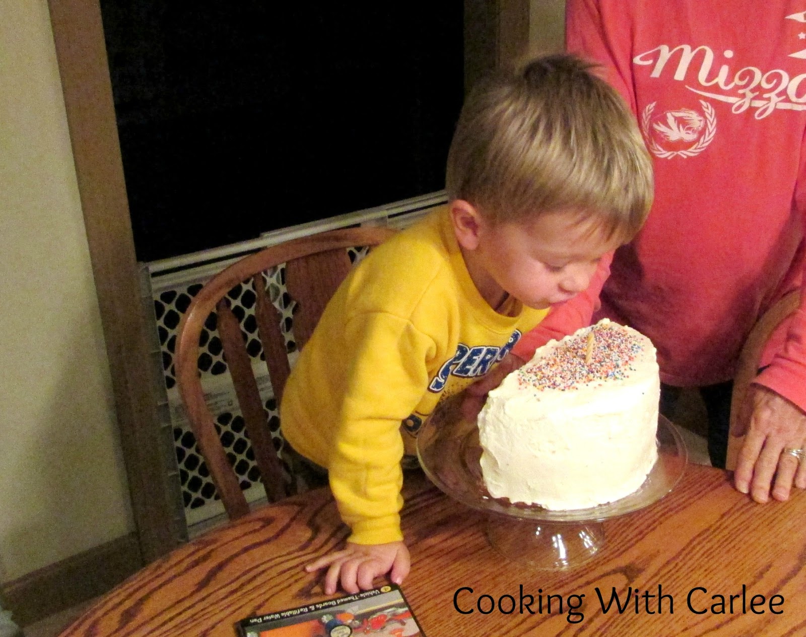 Cooking With Carlee Classic Yellow Half Birthday Cake