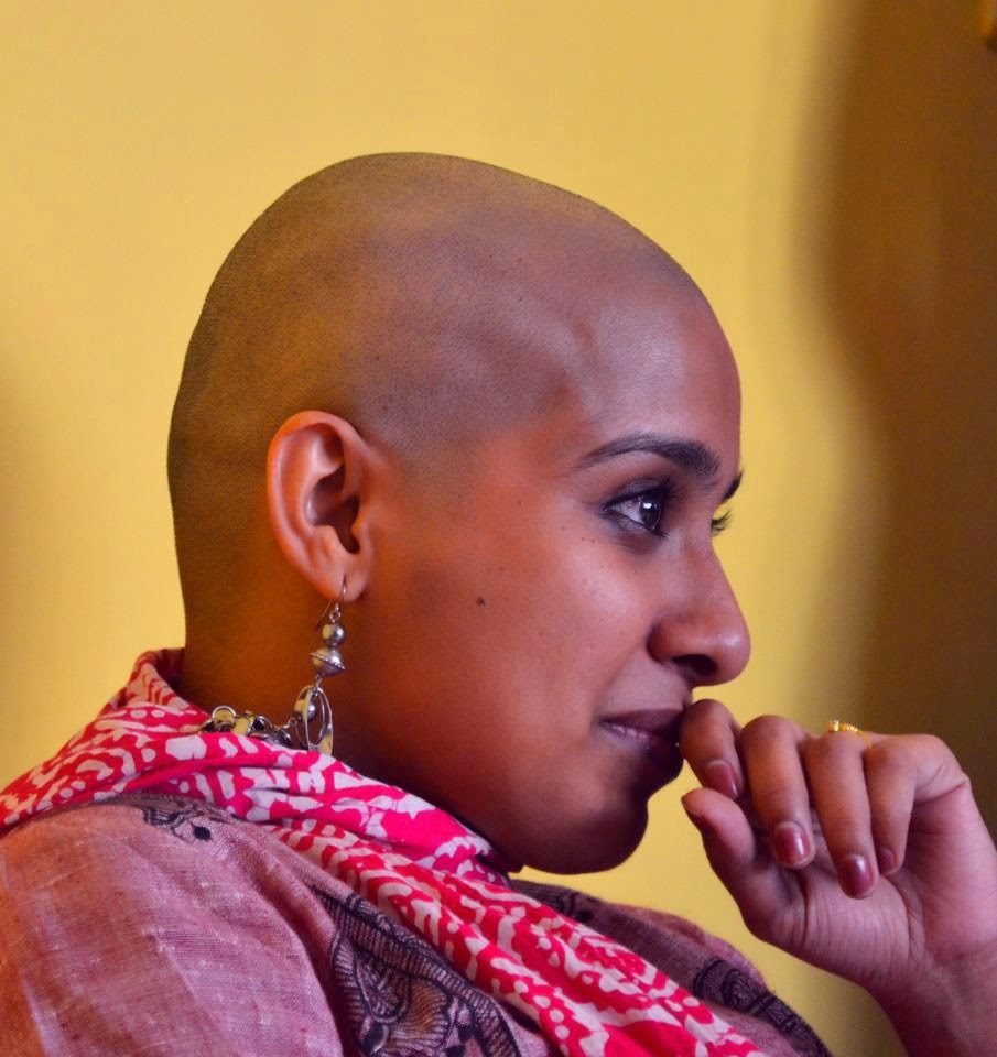 Head Shaved Womens: Malathi - Indian girl's Hair Style 2