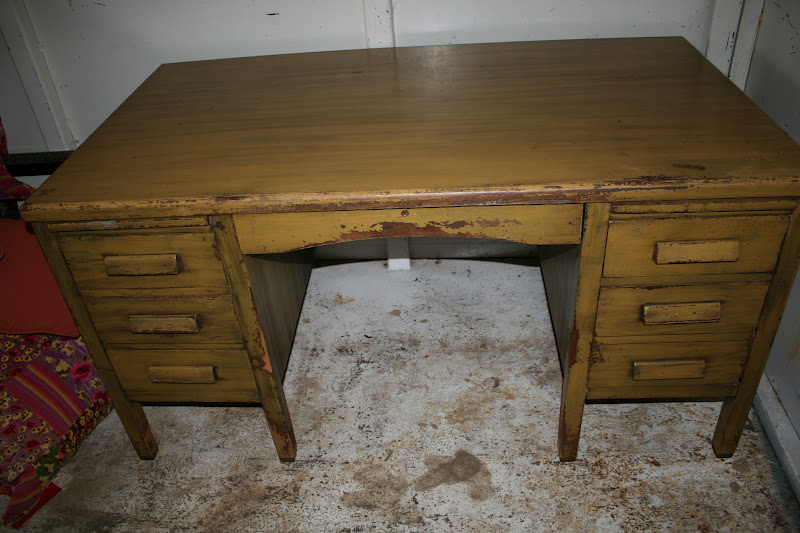 Reloved Rubbish Vintage Teacher's Desk