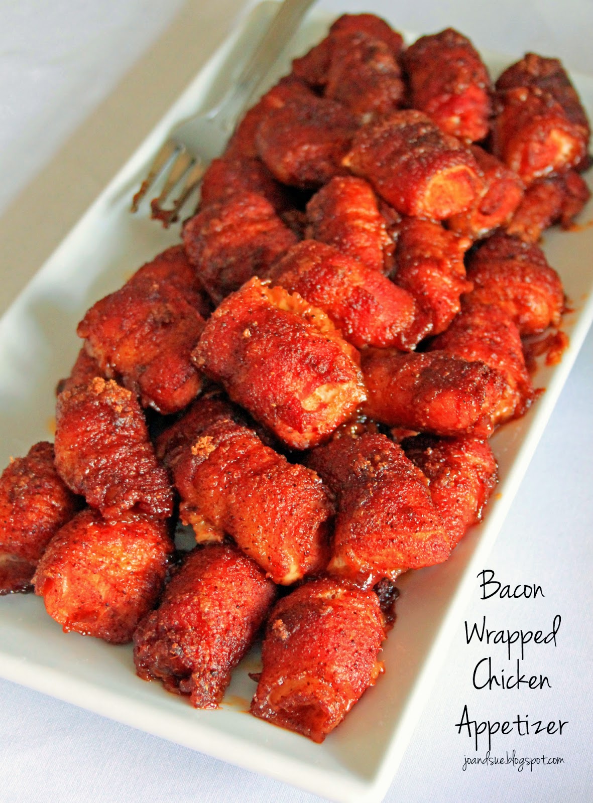 Jo and Sue Bacon Wrapped Chicken Appetizer