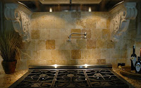 Natural Stone Rustic Kitchen