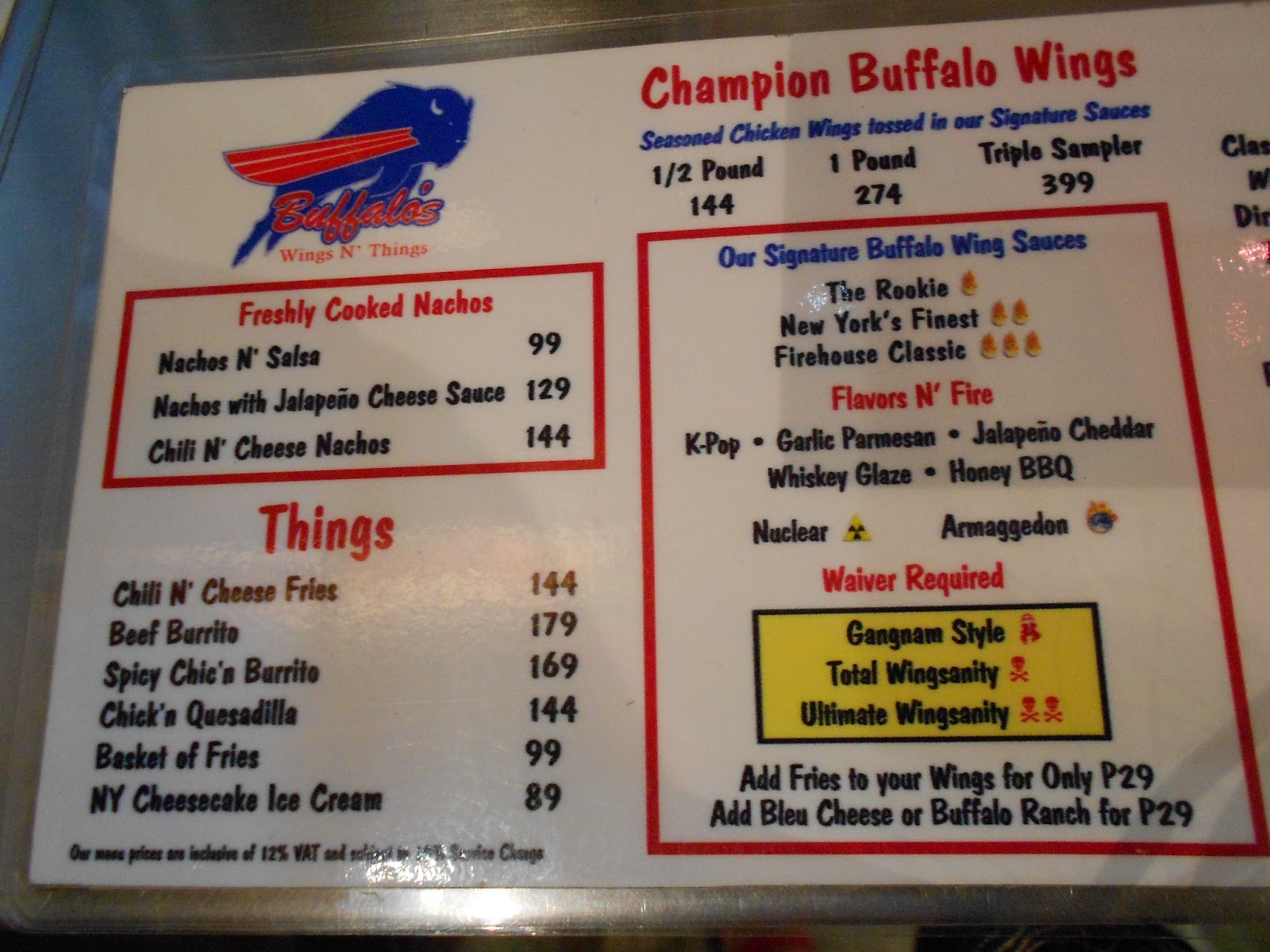 The Curious Cat Buffalo's Wings n' Things