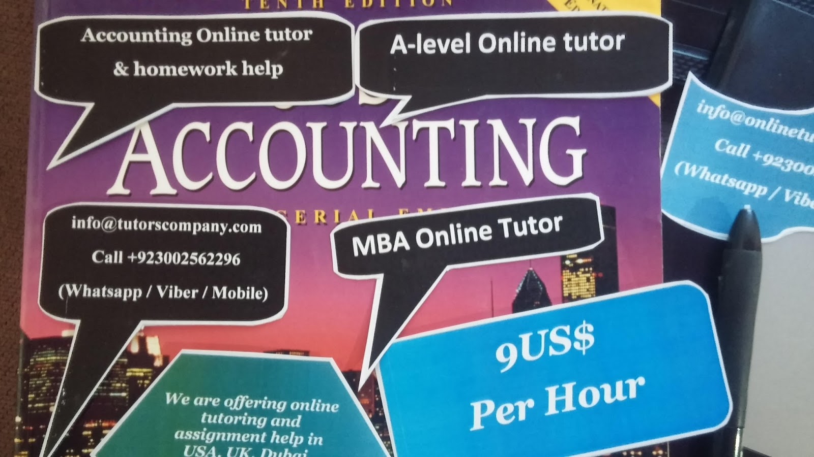 Accounting homework help online image