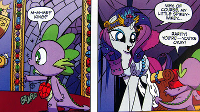 Spike is tempted by "Rarity"