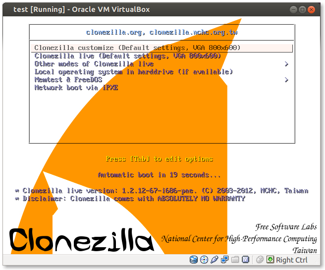 All that Network Customizing clonezilla iso for creating automatic backup image
