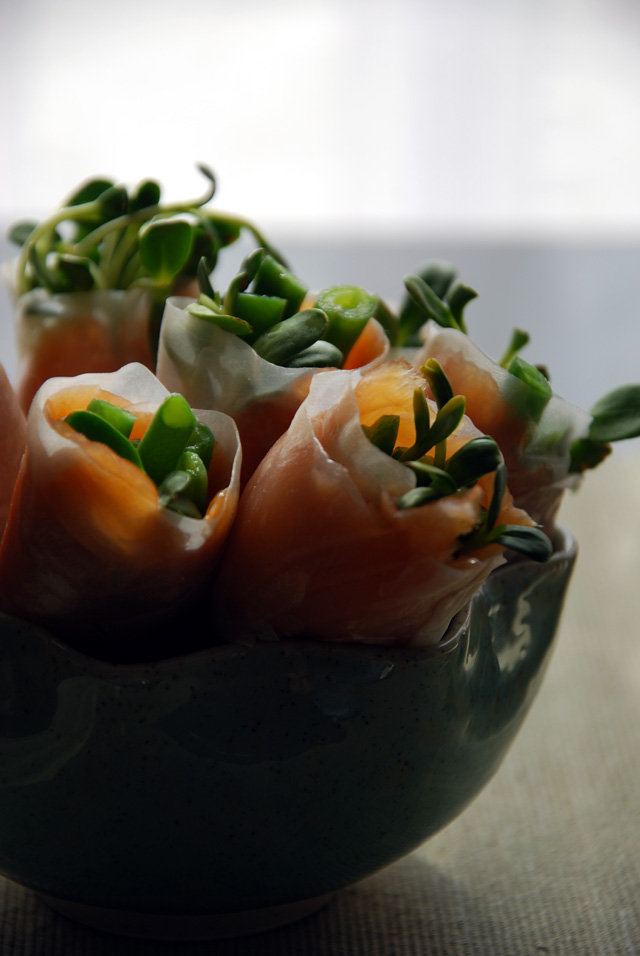 French Foodie Baby Smoked salmon green bean rolls, & the generosity in