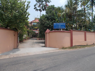 Entrance to  "Holy Cross Institute" which houses "Holy Cross Seniour Citizens home".